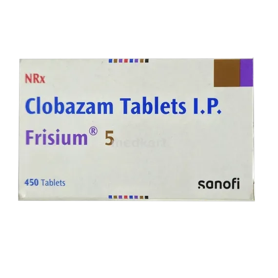 frisium 5mg tablet 15's